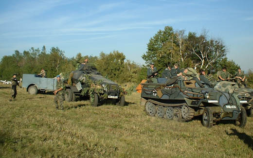 Rekonstrukce bitvy u Chomutova - rok 2004